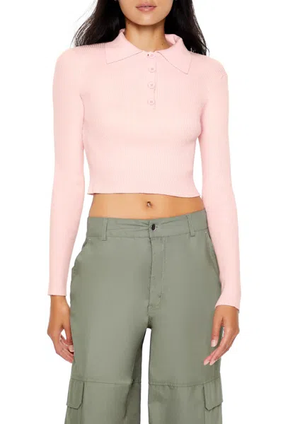 Forever 21 Ribbed Knit Cropped Sweater In Multi