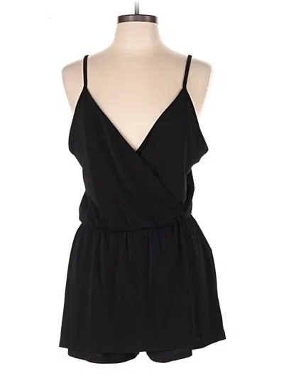 Pre-owned Forever 21 Romper In Black