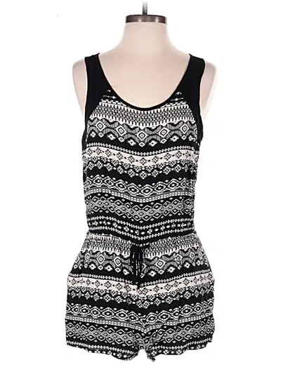 Pre-owned Forever 21 Romper In Black