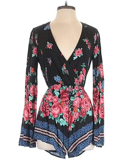 Pre-owned Forever 21 Romper In Black