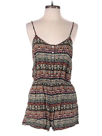 Pre-owned Forever 21 Romper In Black