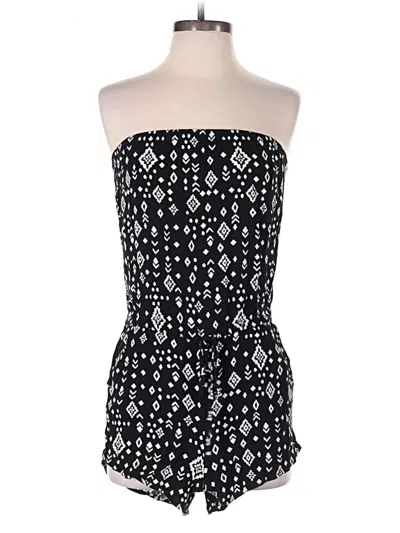 Pre-owned Forever 21 Romper In Black