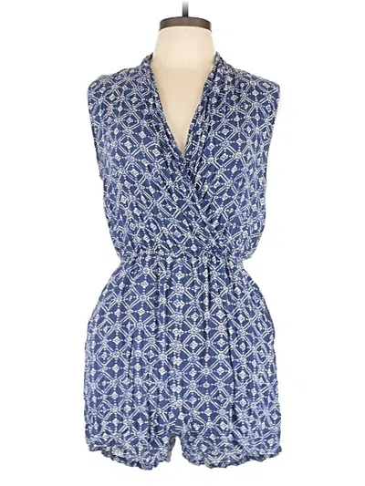 Pre-owned Forever 21 Romper In Blue