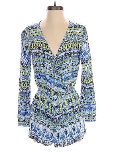 Pre-owned Forever 21 Romper In Blue