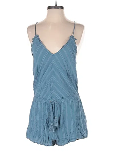 Pre-owned Forever 21 Romper In Blue