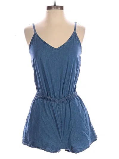 Pre-owned Forever 21 Romper In Blue