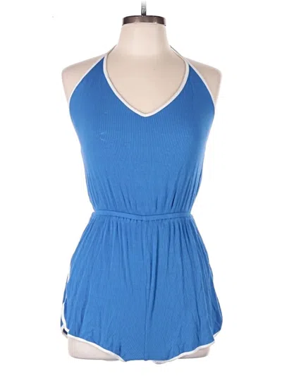 Pre-owned Forever 21 Romper In Blue