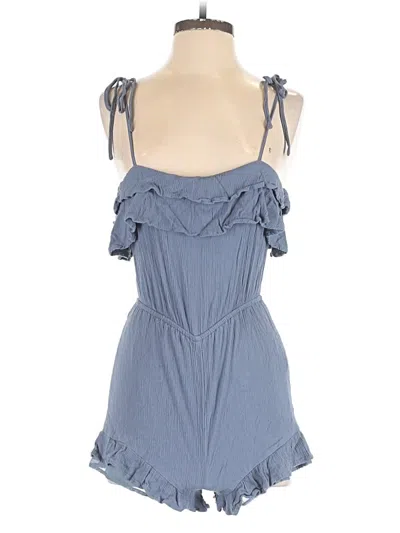 Pre-owned Forever 21 Romper In Blue