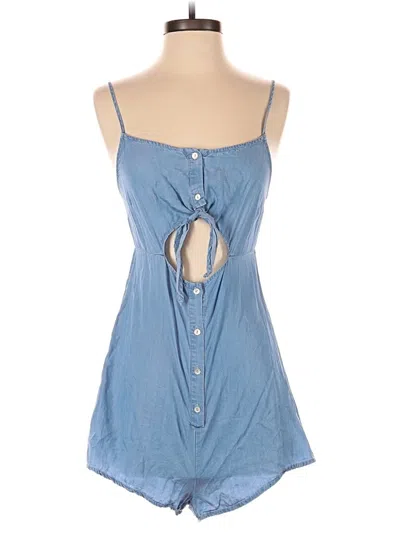 Pre-owned Forever 21 Romper In Blue