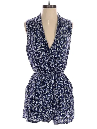 Pre-owned Forever 21 Romper In Blue