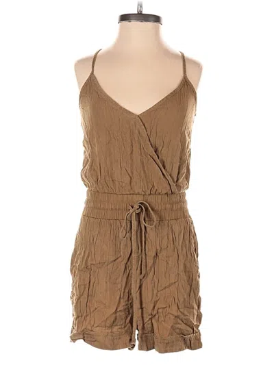 Pre-owned Forever 21 Romper In Brown