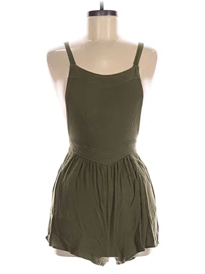 Pre-owned Forever 21 Romper In Green