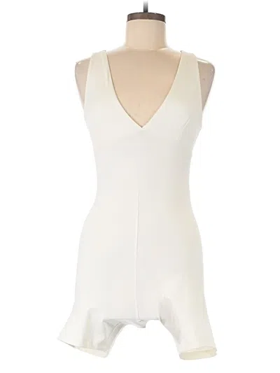Pre-owned Forever 21 Romper In Ivory