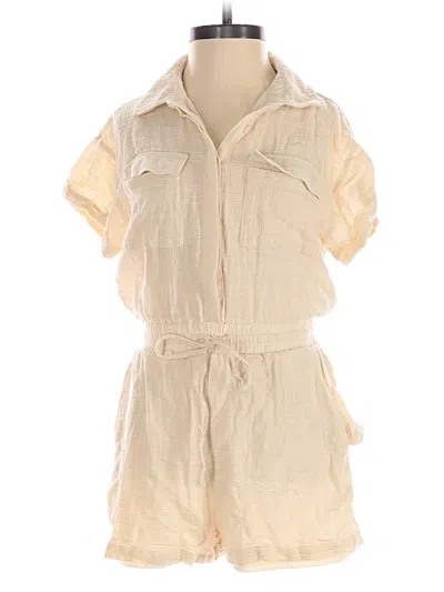 Pre-owned Forever 21 Romper In Ivory
