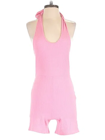 Pre-owned Forever 21 Romper In Pink