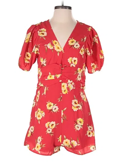 Pre-owned Forever 21 Romper In Red
