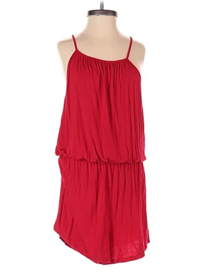 Pre-owned Forever 21 Romper In Red