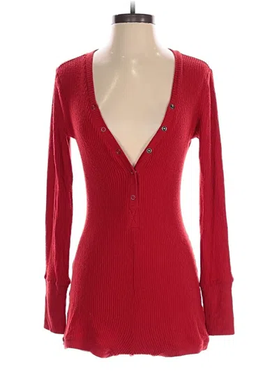 Pre-owned Forever 21 Romper In Red