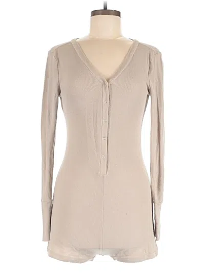 Pre-owned Forever 21 Romper In Tan