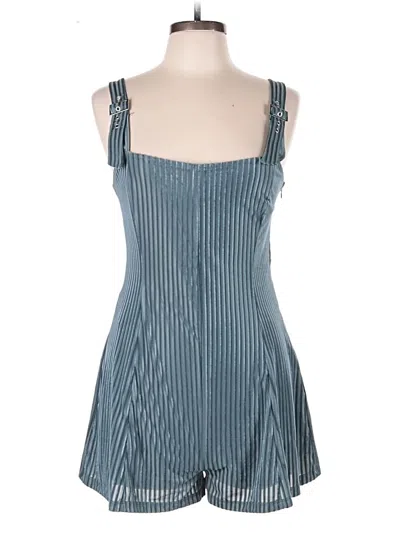 Pre-owned Forever 21 Romper In Teal