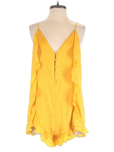 Pre-owned Forever 21 Romper In Yellow