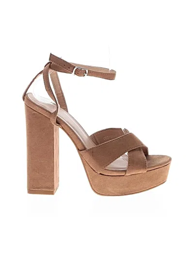 Pre-owned Forever 21 Sandals In Brown
