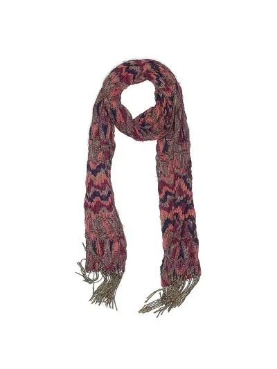 Pre-owned Forever 21 Scarf In Burgundy