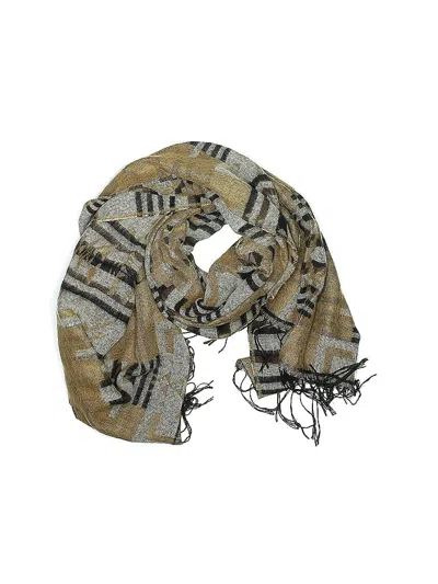 Pre-owned Forever 21 Scarf In Tan