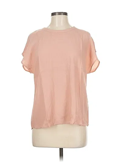 Pre-owned Forever 21 Short Sleeve Blouse In Pink