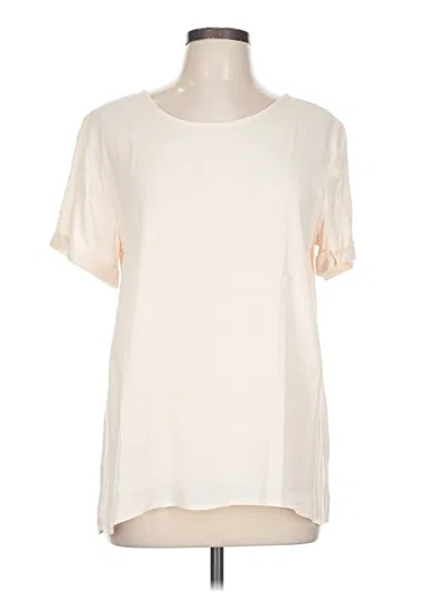 Pre-owned Forever 21 Short Sleeve Blouse In White