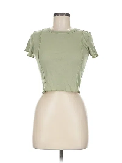 Pre-owned Forever 21 Short Sleeve T-shirt In Green