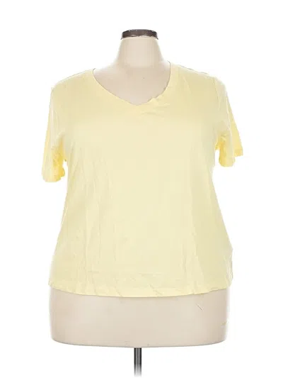 Pre-owned Forever 21 Short Sleeve T-shirt In Yellow