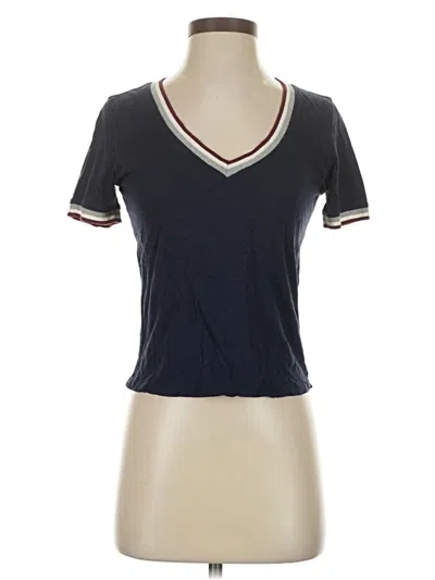 Pre-owned Forever 21 Short Sleeve T-shirt In Blue