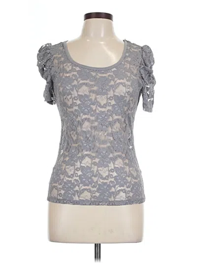 Pre-owned Forever 21 Short Sleeve T-shirt In Gray