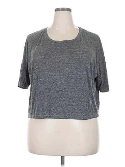 Pre-owned Forever 21 Short Sleeve T-shirt In Gray