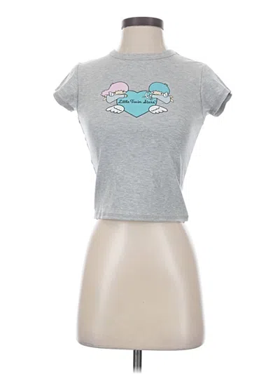 Pre-owned Forever 21 Short Sleeve T-shirt In Gray