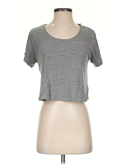 Pre-owned Forever 21 Short Sleeve T-shirt In Gray