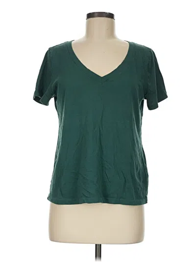 Pre-owned Forever 21 Short Sleeve T-shirt In Green