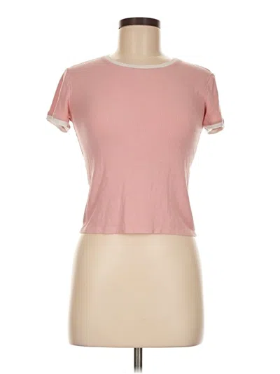 Pre-owned Forever 21 Short Sleeve T-shirt In Pink