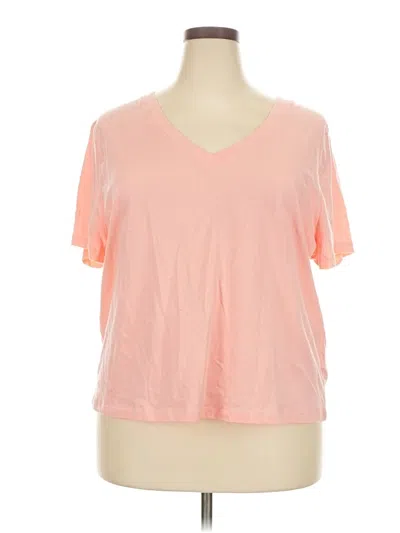 Pre-owned Forever 21 Short Sleeve T-shirt In Pink