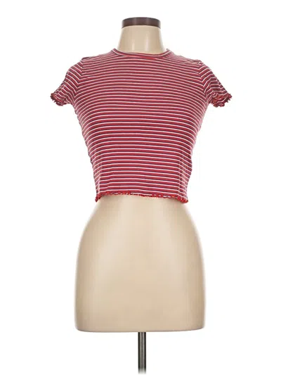 Pre-owned Forever 21 Short Sleeve T-shirt In Red