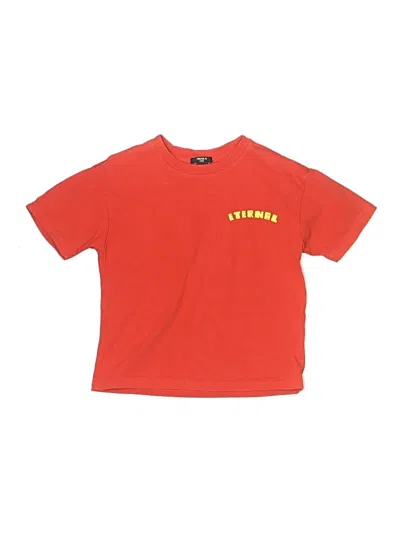 Pre-owned Forever 21 Kids' Short Sleeve T-shirt In Red
