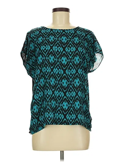 Pre-owned Forever 21 Short Sleeve T-shirt In Teal
