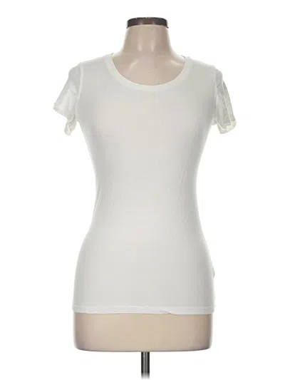Pre-owned Forever 21 Short Sleeve T-shirt In White