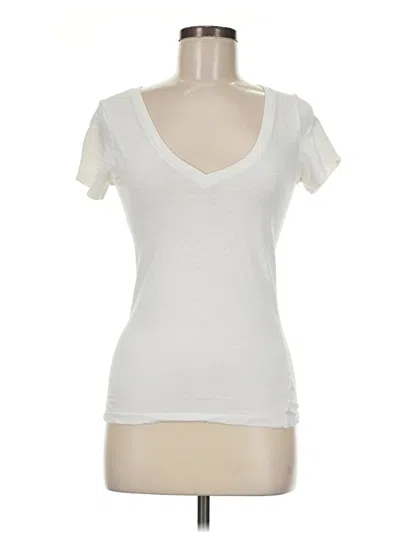 Pre-owned Forever 21 Short Sleeve T-shirt In White