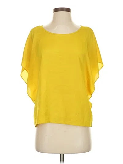 Pre-owned Forever 21 Short Sleeve T-shirt In Yellow