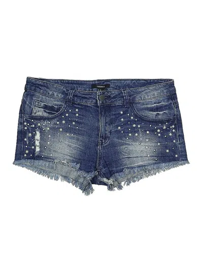 Pre-owned Forever 21 Shorts In Blue
