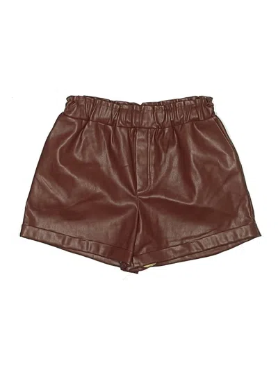 Pre-owned Forever 21 Shorts In Burgundy