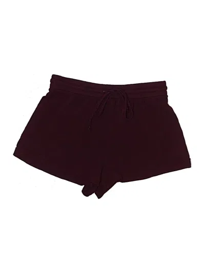 Pre-owned Forever 21 Shorts In Burgundy