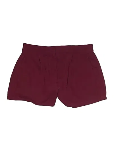 Pre-owned Forever 21 Shorts In Burgundy